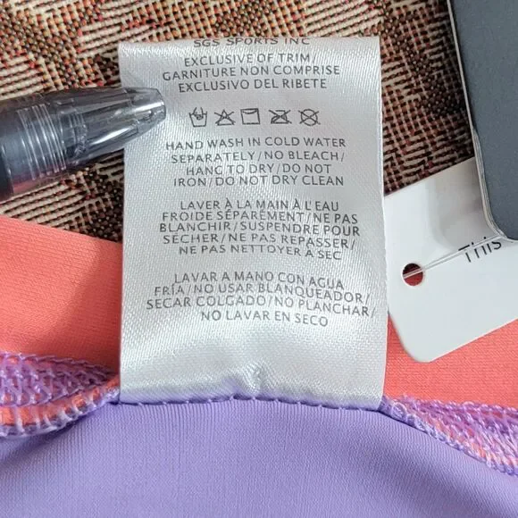 Body Glove Rashguard Womens XS Lilac Multicolor Long Sleeve UPF 50 Swim Shirt - Picture 11 of 11